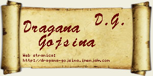 Dragana Gojšina vizit kartica